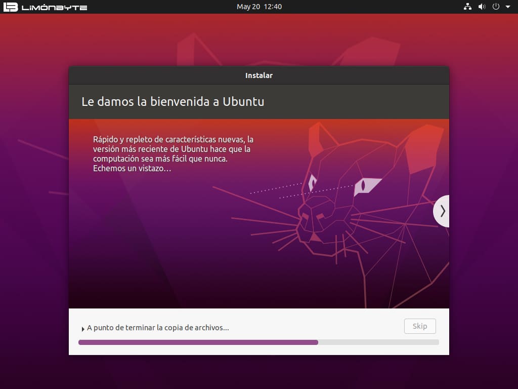 paso 12 como instalar Ubuntu 22 con asistente gráfico