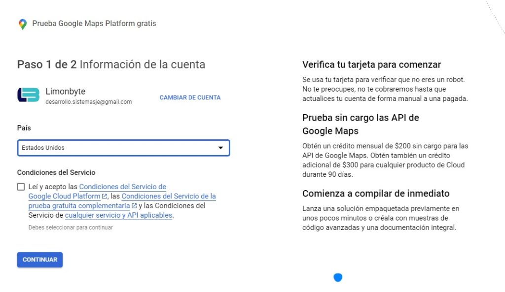 paso 2: Crear una cuenta en Google Maps: Guía paso a paso